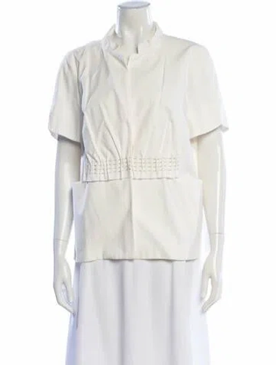 Pre-owned Piazza Sempione Jacket In White