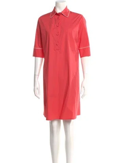 Pre-owned Piazza Sempione Knee-length Dress In Orange