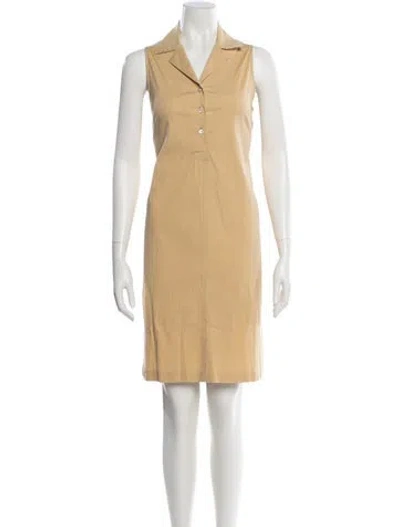 Pre-owned Piazza Sempione Knee-length Dress In Yellow