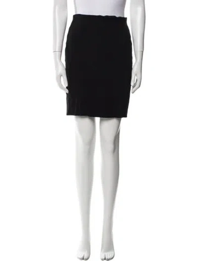 Pre-owned Piazza Sempione Knee-length Skirt In Black