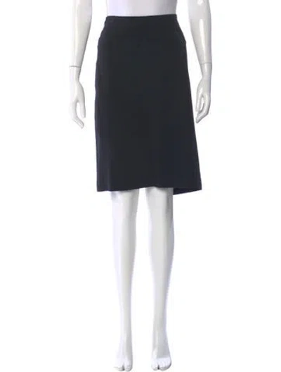 Pre-owned Piazza Sempione Knee-length Skirt In Black
