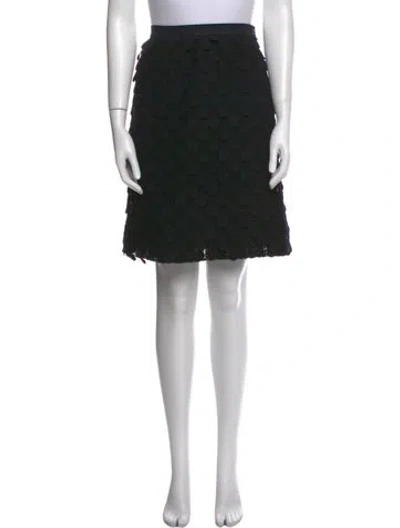 Pre-owned Piazza Sempione Knee-length Skirt In Black