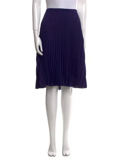 Pre-owned Piazza Sempione Knee-length Skirt In Blue
