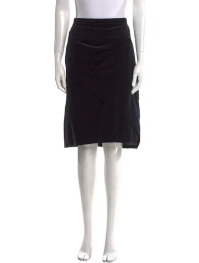 Pre-owned Piazza Sempione Knee-length Skirt In Blue