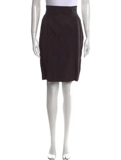 Pre-owned Piazza Sempione Knee-length Skirt In Brown