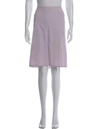 Pre-owned Piazza Sempione Knee-length Skirt In Purple