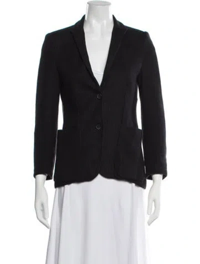 Pre-owned Piazza Sempione Linen Blazer In Blue