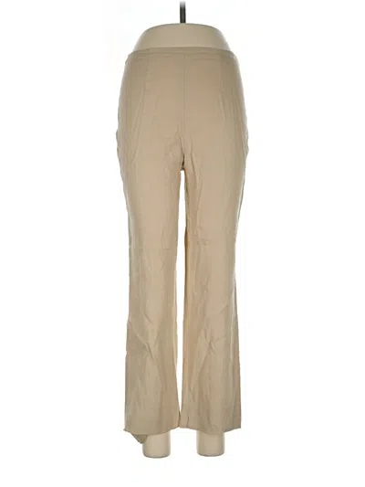Pre-owned Piazza Sempione Linen Pants In Tan
