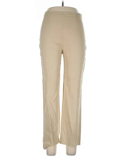 Pre-owned Piazza Sempione Linen Pants In Tan