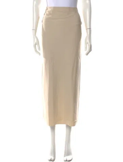 Pre-owned Piazza Sempione Long Skirt In Neutral