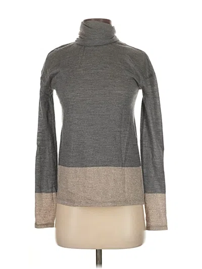 Pre-owned Piazza Sempione Long Sleeve Turtleneck In Gray