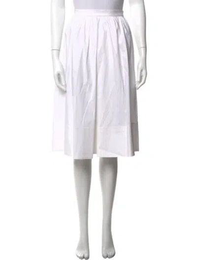 Pre-owned Piazza Sempione Midi Length Skirt In Neutrals