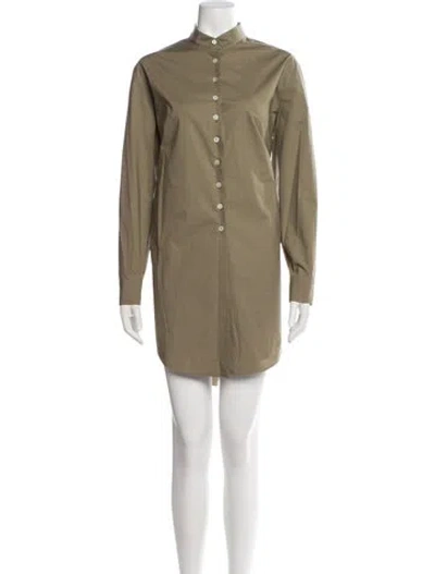 Pre-owned Piazza Sempione Mini Dress In Green