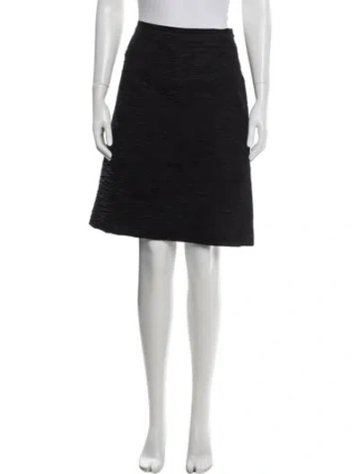 Pre-owned Piazza Sempione Mini Skirt In Black