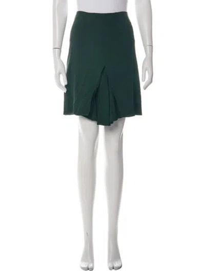 Pre-owned Piazza Sempione Mini Skirt In Green