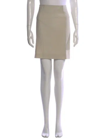 Pre-owned Piazza Sempione Mini Skirt In Neutral