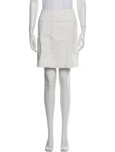 Pre-owned Piazza Sempione Mini Skirt In Neutral
