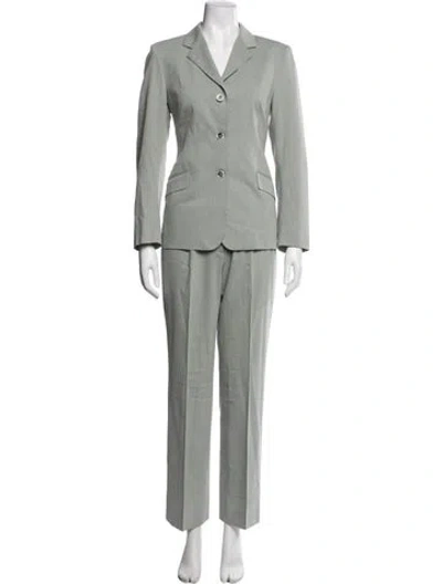 Pre-owned Piazza Sempione Pantsuit In Green
