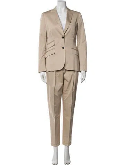Pre-owned Piazza Sempione Pantsuit In Neutrals