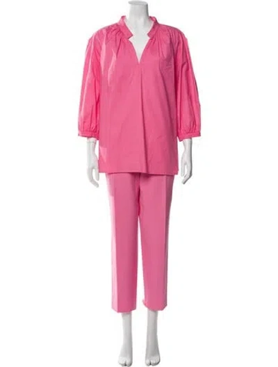 Pre-owned Piazza Sempione Pantsuit In Pink