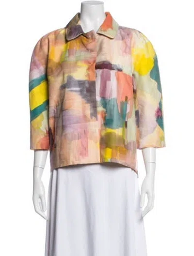 Pre-owned Piazza Sempione Printed Jacket In Multicolor