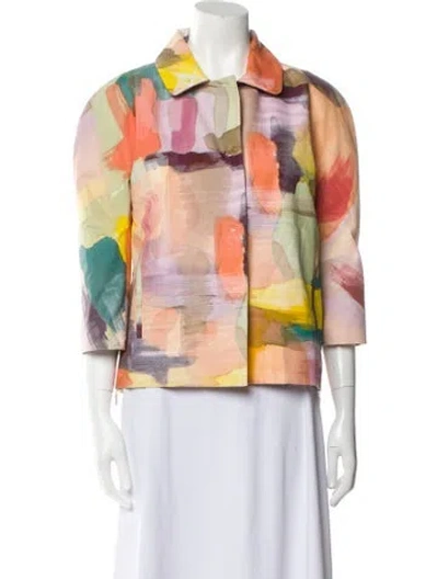 Pre-owned Piazza Sempione Printed Jacket In Neutral