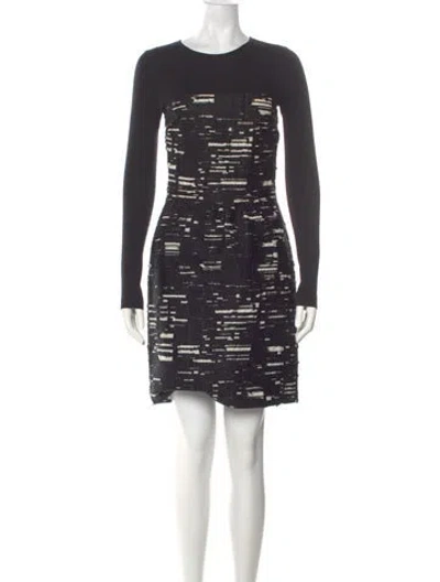 Pre-owned Piazza Sempione Printed Mini Dress In Multi