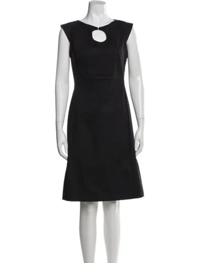 Pre-owned Piazza Sempione Scoop Neck Knee-length Dress In Multi