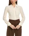 Piazza Sempione Silk Shirt In White