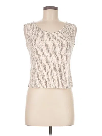 Pre-owned Piazza Sempione Sleeveless T-shirt In Ivory