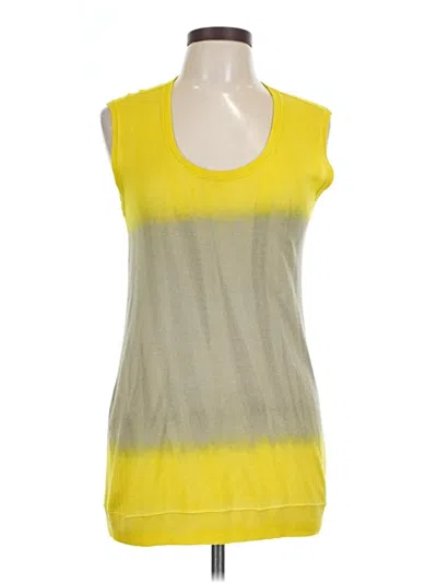 Pre-owned Piazza Sempione Sleeveless T-shirt In Yellow