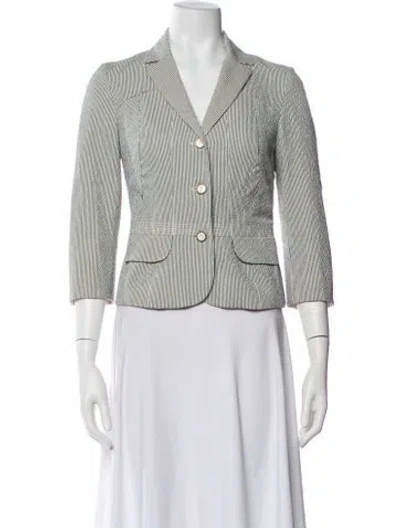 Pre-owned Piazza Sempione Striped Blazer In Multi