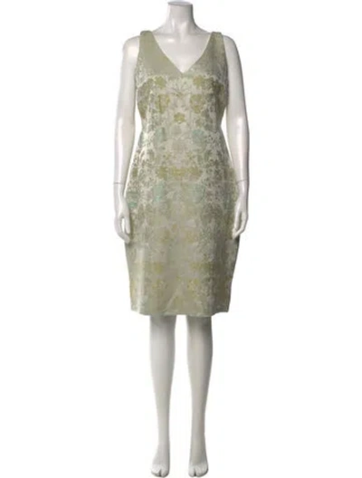 Pre-owned Piazza Sempione Vintage Knee-length Dress In Green