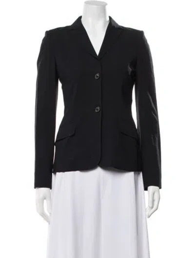 Pre-owned Piazza Sempione Virgin Wool Blazer In Blue