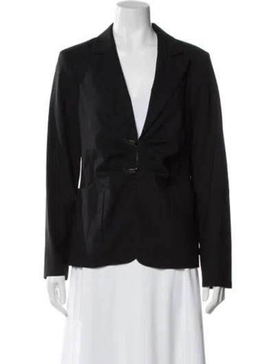 Pre-owned Piazza Sempione Virgin Wool Blazer In Gray