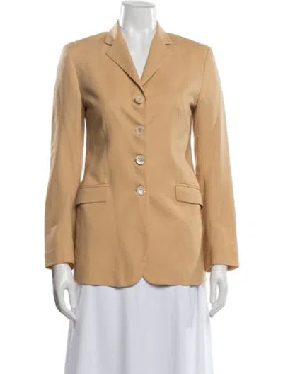 Pre-owned Piazza Sempione Virgin Wool Blazer In Neutrals
