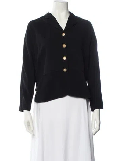 Pre-owned Piazza Sempione Virgin Wool Evening Jacket In Black