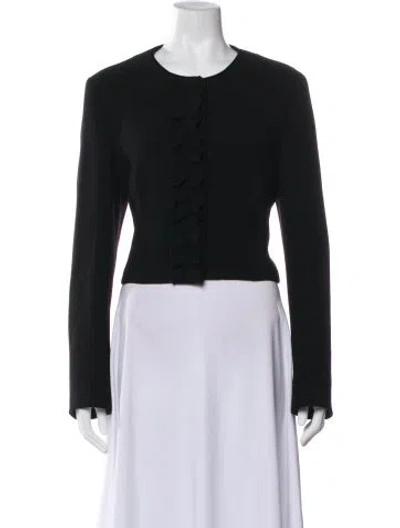 Pre-owned Piazza Sempione Virgin Wool Evening Jacket In Black
