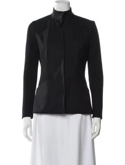 Pre-owned Piazza Sempione Virgin Wool Jacket In Black