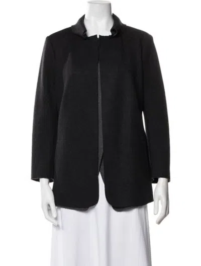 Pre-owned Piazza Sempione Virgin Wool Jacket In Black