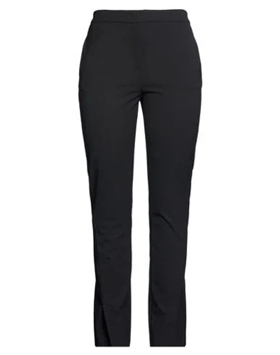 Piazza Sempione Woman Pants Black Size 12 Virgin Wool, Polyamide, Elastane