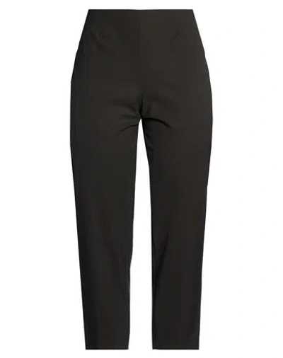 Piazza Sempione Woman Pants Charcoal Size 16 Virgin Wool, Polyamide, Elastane In Gray