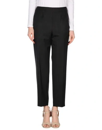 Piazza Sempione Woman Pants Lead Size 4 Wool, Virgin Wool, Elastane In Black