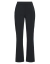 Piazza Sempione Woman Pants Black Size 2 Virgin Wool, Elastane In Blue