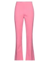 Piazza Sempione Woman Pants Pink Size 10 Cotton, Elastane In Pink