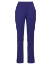 PIAZZA SEMPIONE PIAZZA SEMPIONE WOMAN PANTS PURPLE SIZE 12 VIRGIN WOOL, POLYAMIDE, ELASTANE