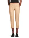 PIAZZA SEMPIONE WOMEN'S FLAT FRONT CROPPED PANTS
