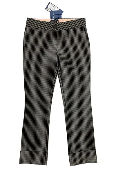 Piazza Sempione Women's Scarlett Straight Leg Ankle Crop Pant In Black