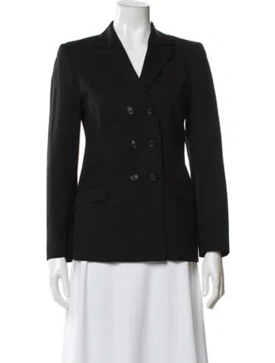 Pre-owned Piazza Sempione Wool Blazer In Black