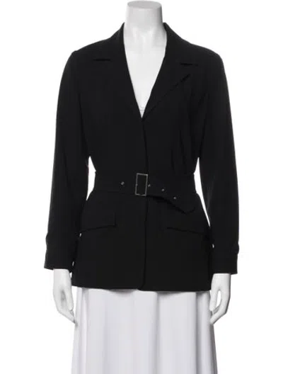 Pre-owned Piazza Sempione Wool Blazer In Black